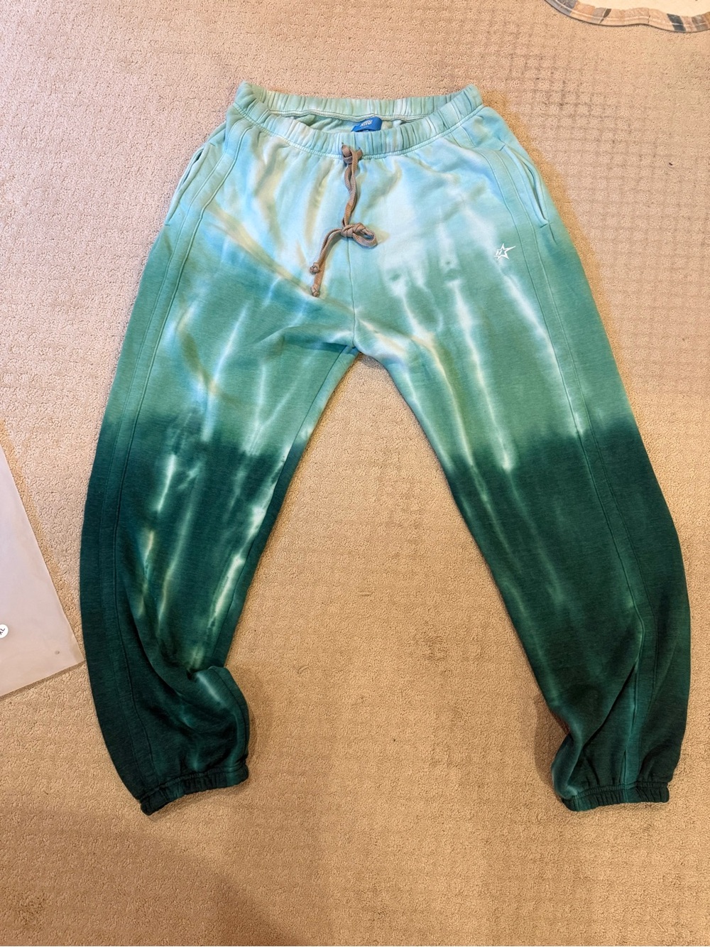 Tie-Dye Green Ombre Men's Joggers